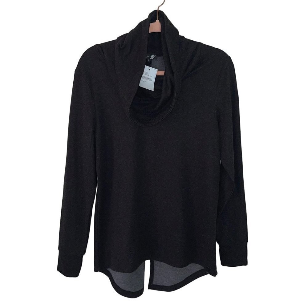 Fundamental Coast Sweatshirt Size Medium Dylan Cowl Neck Thumbholes Phantom New